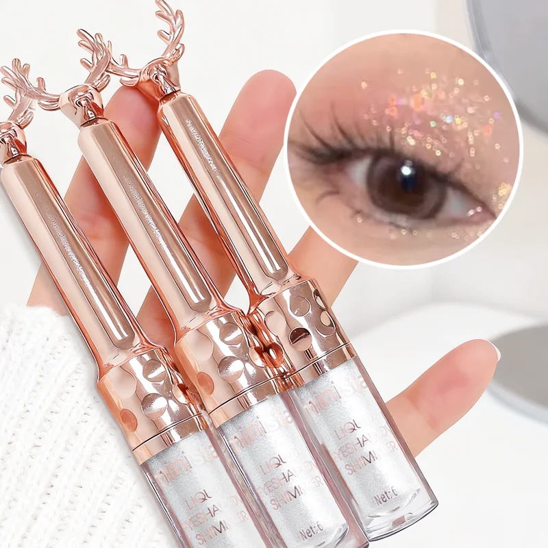 ظلال عيون سائل من الباليه، ظلال عيون سائلة لامعة وخفيفة الوزن، كل شيء رقيق مع مؤثر