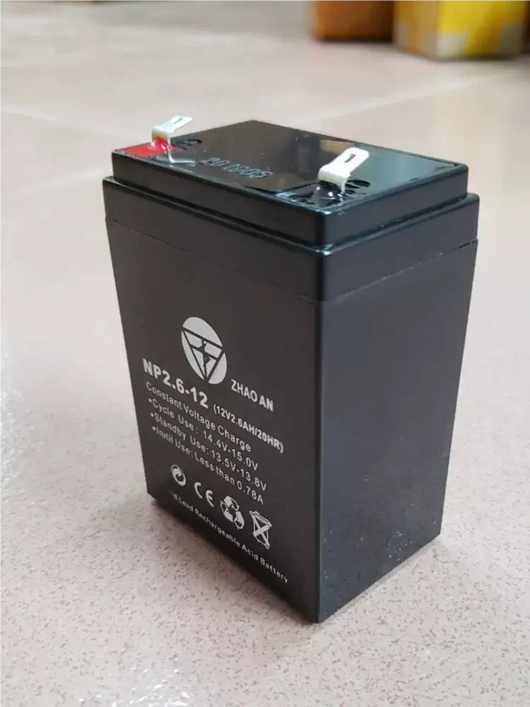 12V 2.6AH Battery Rechargeable lead-acid Accumulator NP2.6-12 for Children Toy Car Backup Power Desk LED Light