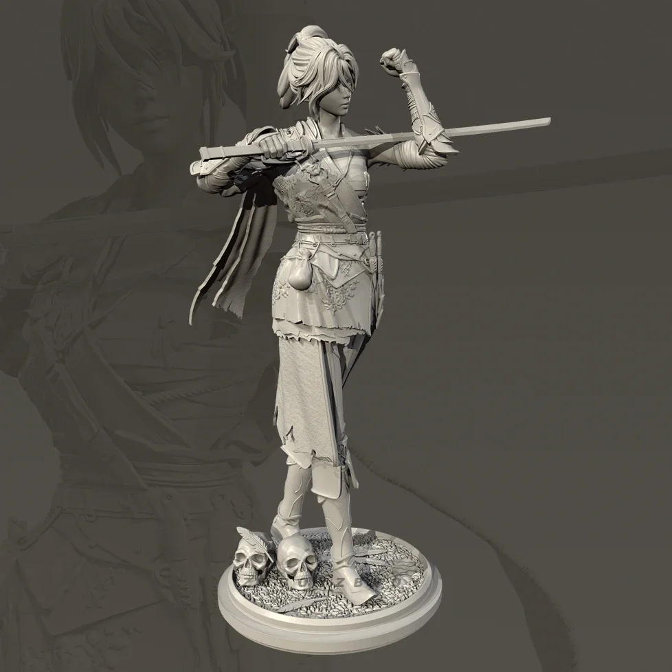 Zestawy żołnierzy z żywicy o wysokości 50mm 75mm 90mm, do samodzielnego montażu i malowania (druk 3D) TD-7645/3D