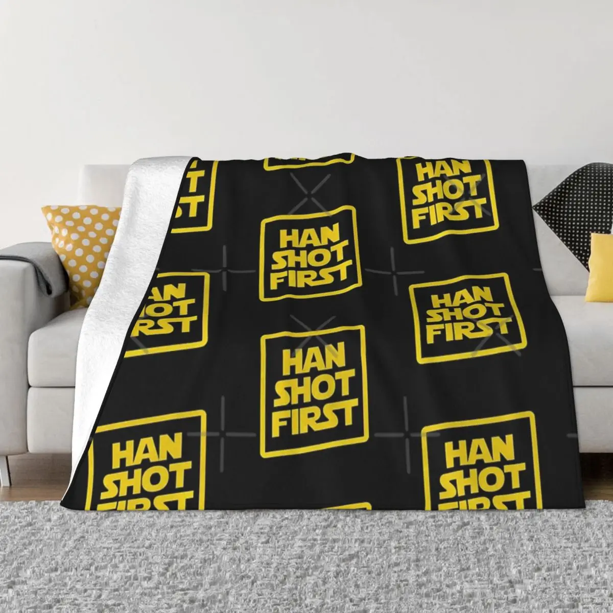 Han Shot First Four Seasons Universal Blanket Campsites Can Be Covered Father's Day Gift