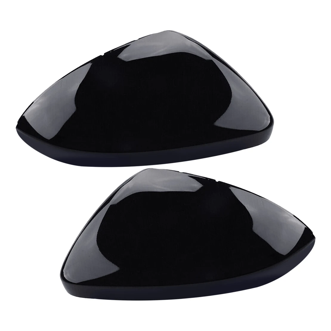 

1 Pair Car Left & Right Side Rearview Mirror Cap Cover Fit for Volkswagen Golf 2015 2016 2017 2018 2019 2020 Black Plastic