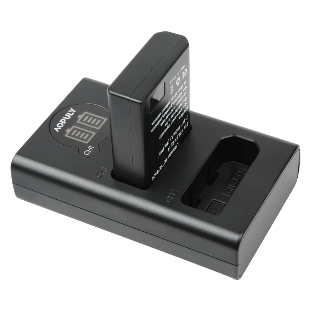 EN-EL14 EN-EL14a ENEL14 EN EL14 EL14a Battery + LCD USB Dual Charger for Nikon D3100 D3200 D3300 D5100 D5200 D5300 P7000