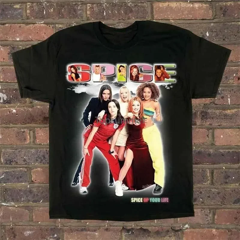

Spice Girls T-Shirt Casual Summer Short Sleeve Round Neck Tees Male
