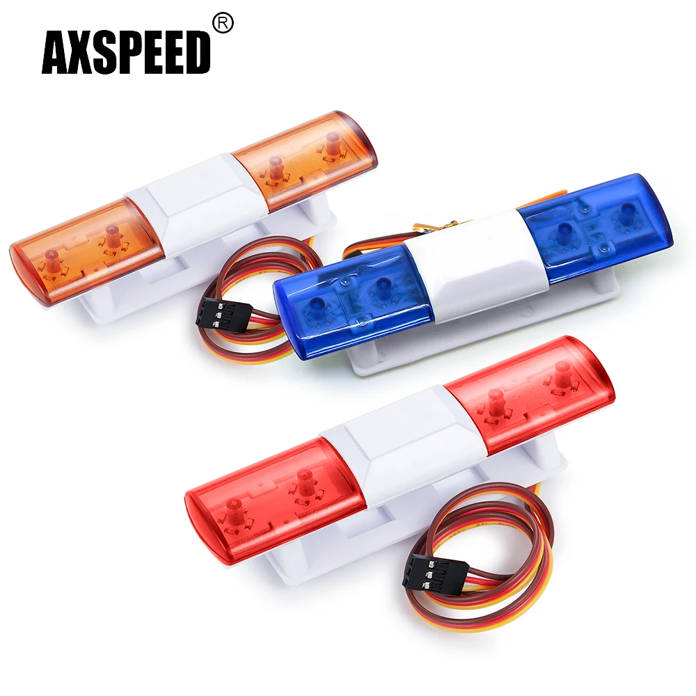 AXSPEED-simulatie dakverlichting Bar 4/5/6 LED-spotlight voor TRX-4 axiale SCX10 D90 1/10 RC Crawler Car Truck Model Upgrade Onderdelen