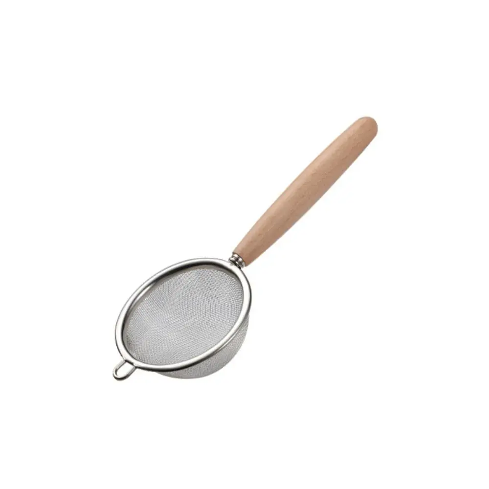 Flour Sieve Wire Fine Filtration Residue Stainless Steel Fine Mesh Cooking Oil Strainer Filter Flour Colander Sieve Spoon