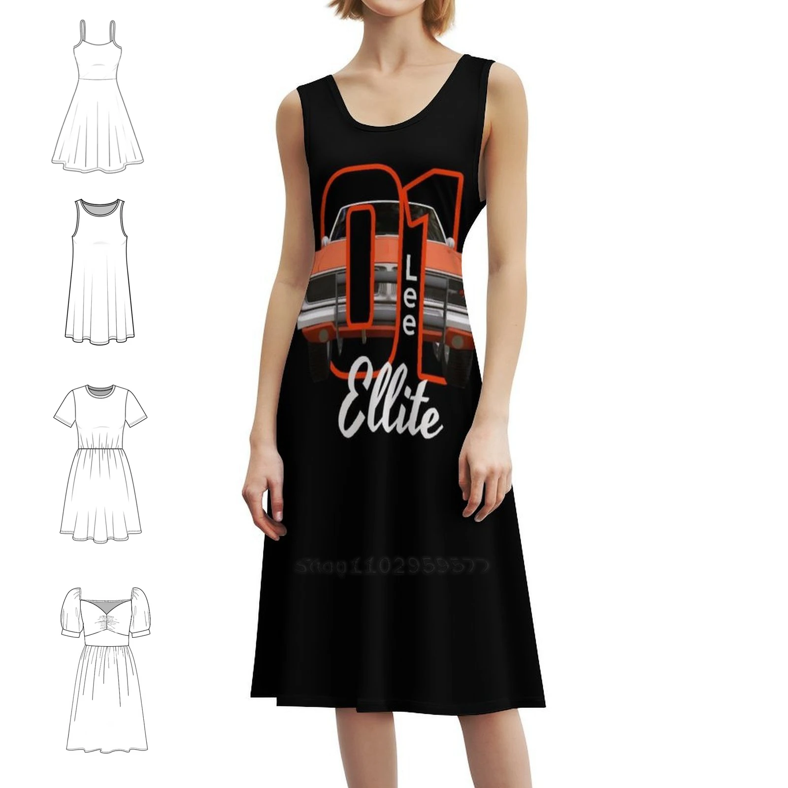 

General Lee 01 Floral Smock Dress For Women Spring Summer Casual Dress For Party Charger General Lee Of Hazzard General Female