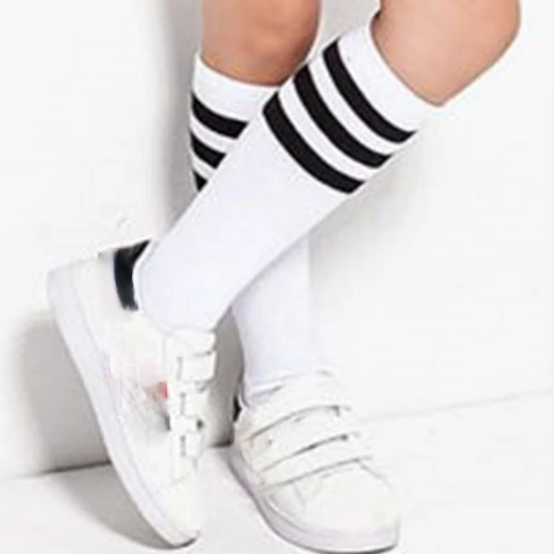 children socks cartoon stripe Baby Cotton Socks Knee High Long LegWarmers Socks Boy Girl Children socks 0-6 Y Baby Socks