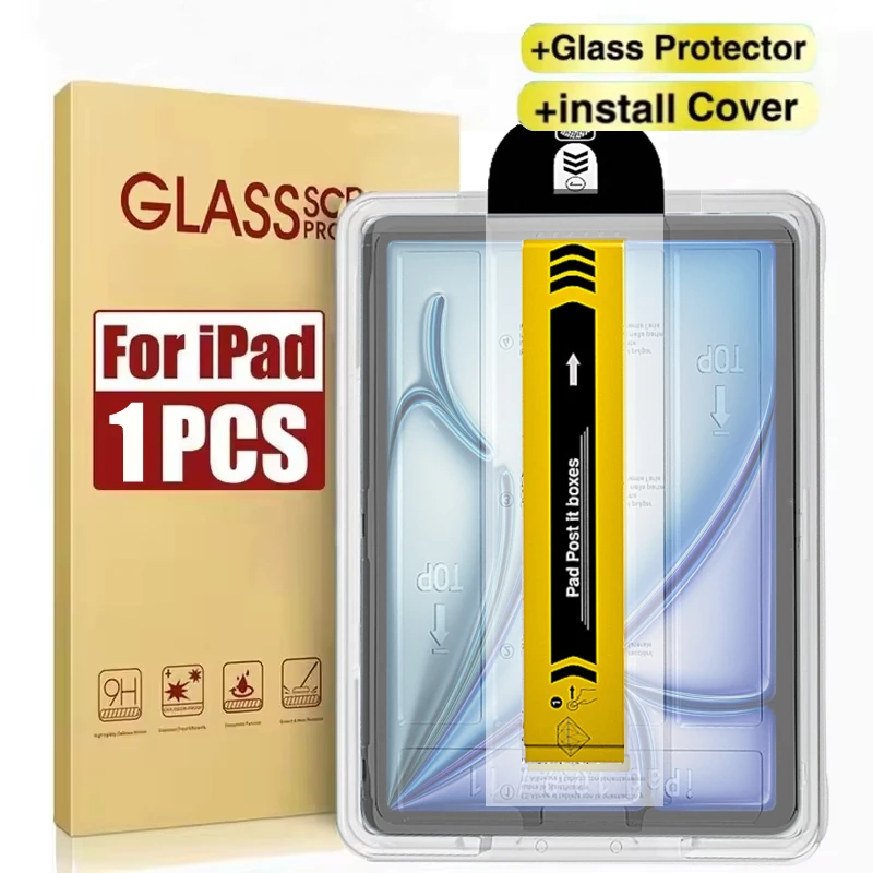 

Easy Installation Tempered Glass For iPad 11th A16 2025 Anti-Scratch Screen Protector For iPad Air11 Air13 M3 M2 Protective Film