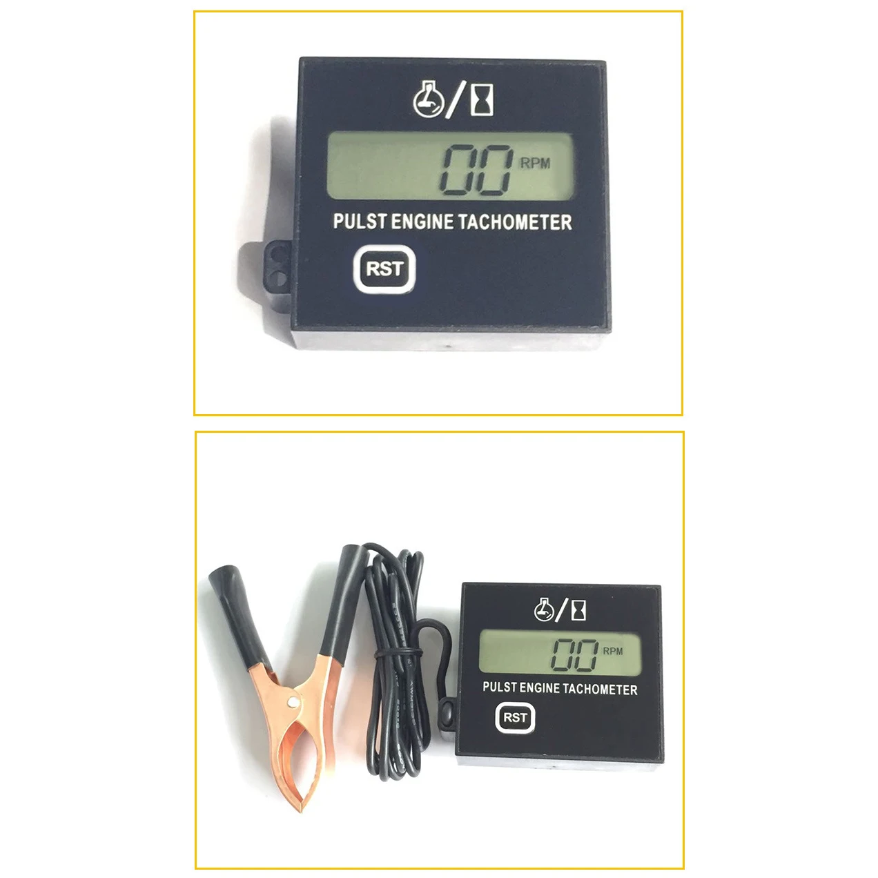 

Motorcycle Tachometer For Small Engine,Inductive Hour Meter For Chainsaw Marine ATV Motorcycle UTV Engine