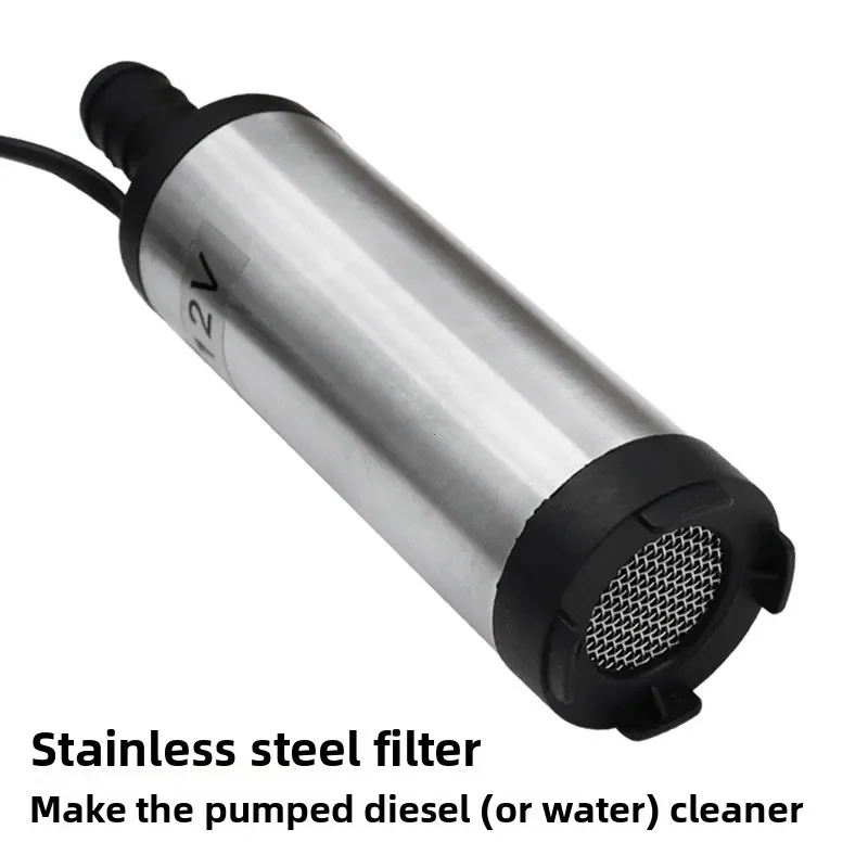 

Электрический насос для перекачки топлива, заправочный погружной насос для перекачки масла, дизельный водяной насос 12 В 38 мм для автомобиля, мотоцикла