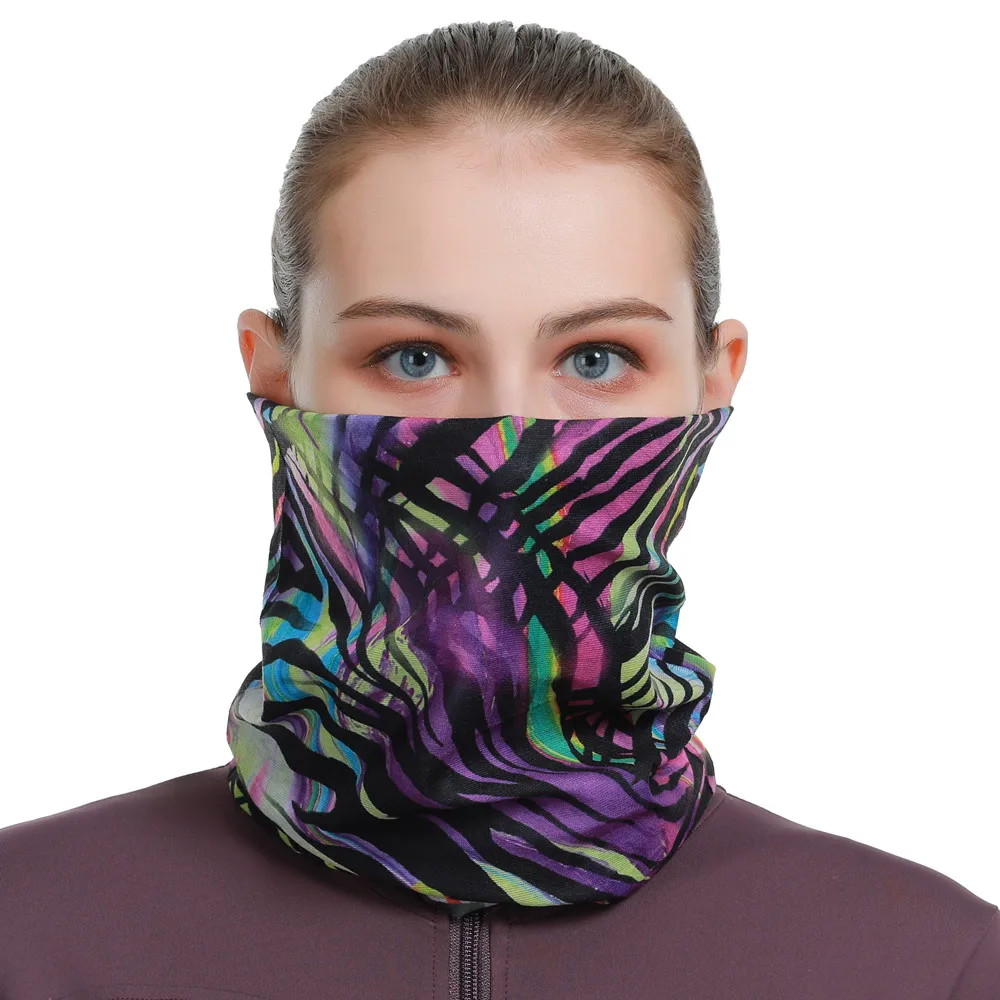 Cycling Bandanas Headdress Sport Mask Women Men Outdoor Headwear Hiking Running Heaband Moto Balaclava Bicycle Neck Scarf