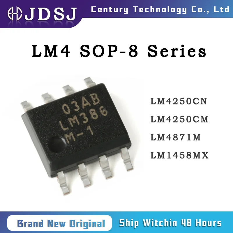 

10PCS LM4250CN LM4250CM LM4871M LM1458MX SOP8 Brand New Original Chip IC