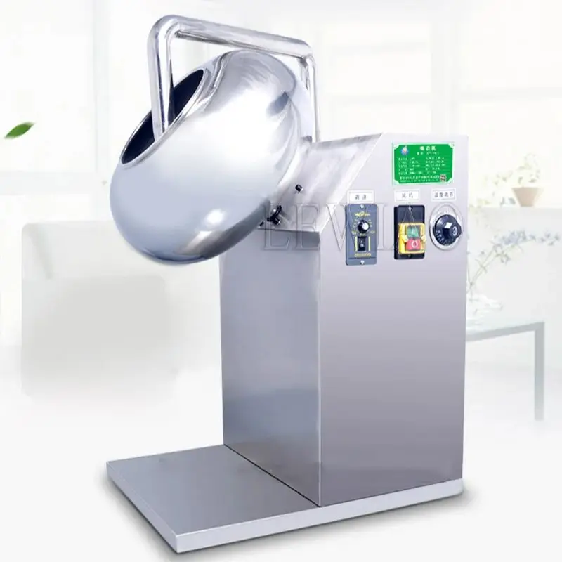 Small Sugar Film Polishing Pan Sugar Coating Machine for Tablet Chocolate Dragee Peanut