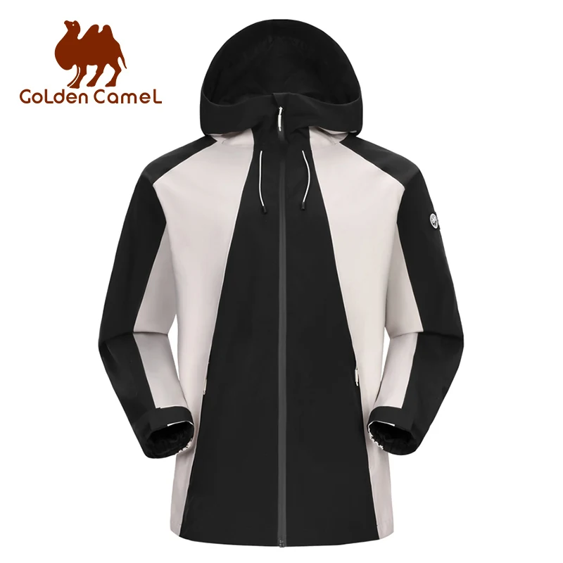 

GOLDEN CAMEL Panda Hiking Jackets Men's Winter Coats Windbreakers Women Single Layer Jacket for Men 2023 Autumn New Waterproof