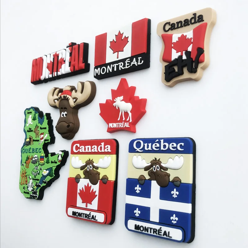 Canada Fridge Magnets Montreal Quebec Travelling Souvenirs Home Decor Wedding Birthday Gifts Message Board Magnetic Stickers