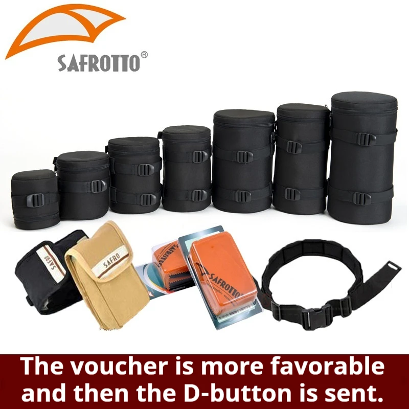 Safrotto DSLR Digital Camera Lens Tube Flash Photography Hanging Bag Function Belt Folding Cloth Accessories