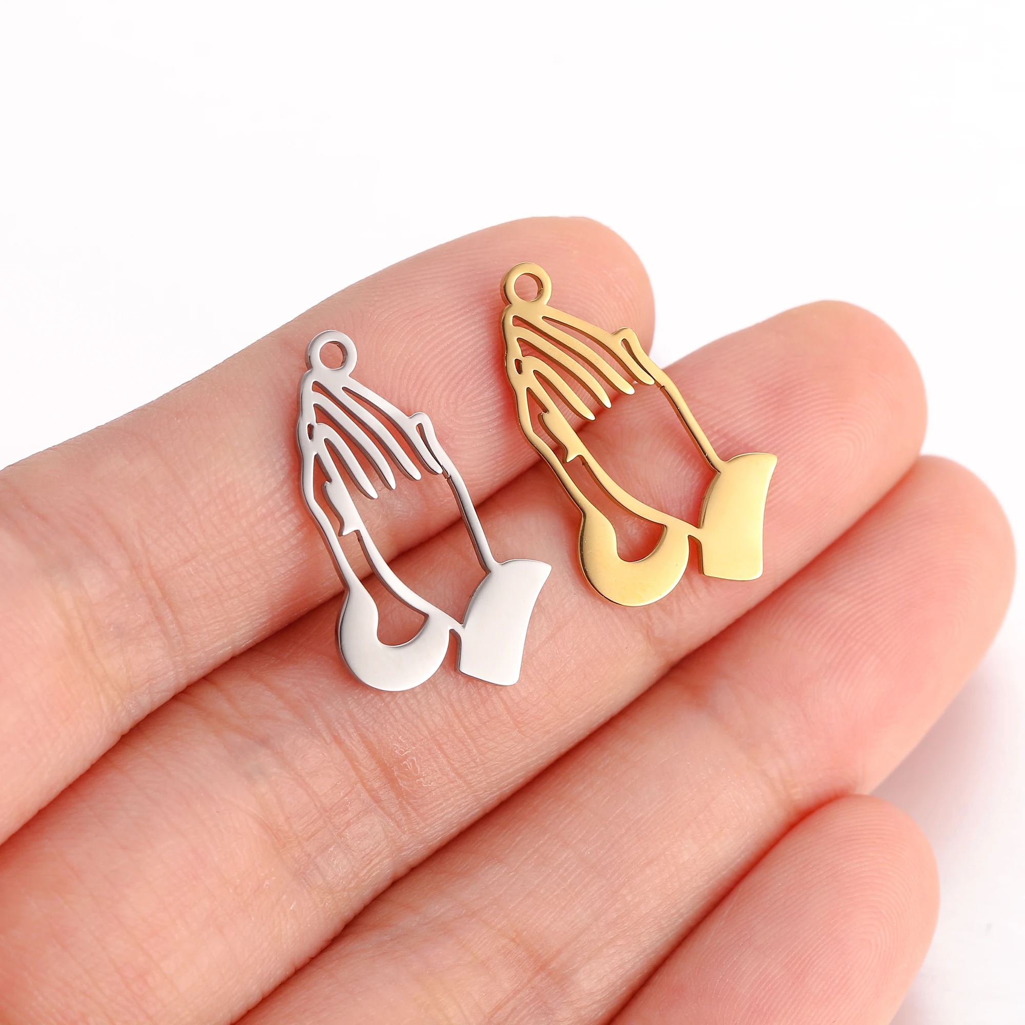 5 teil/los Edelstahl Charms Für Schmuck Machen Yoga Lotus Blume & Taiji Religion Amulett Anhänger Diy Ohrringe Halskette Armband – Detail 15