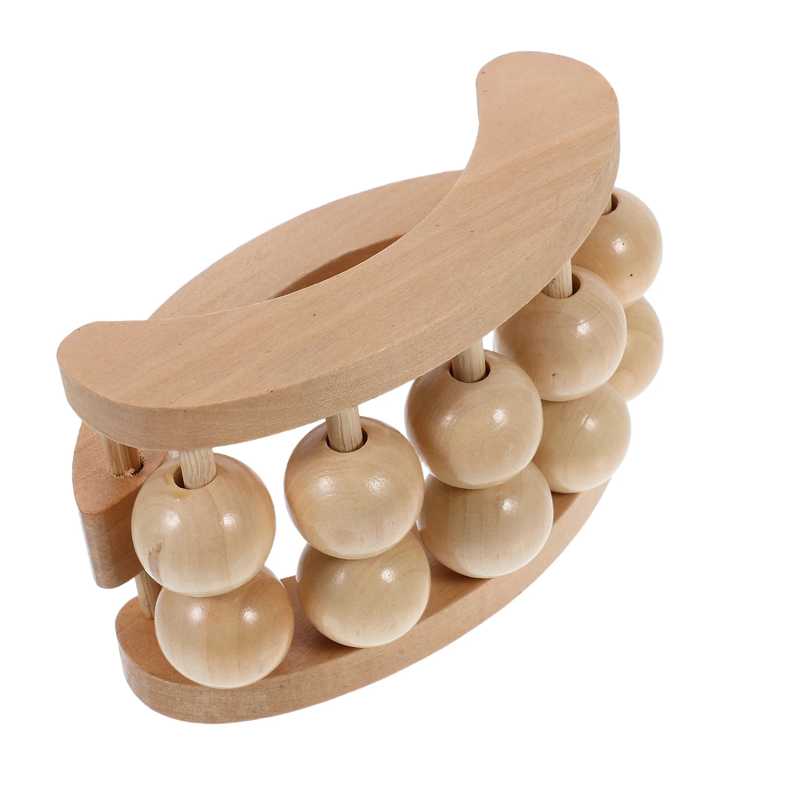 

Wooden Ten Bead Massager Mini Back Device Hand Held Tool Foot Portable Relaxation Tools Pressure Point