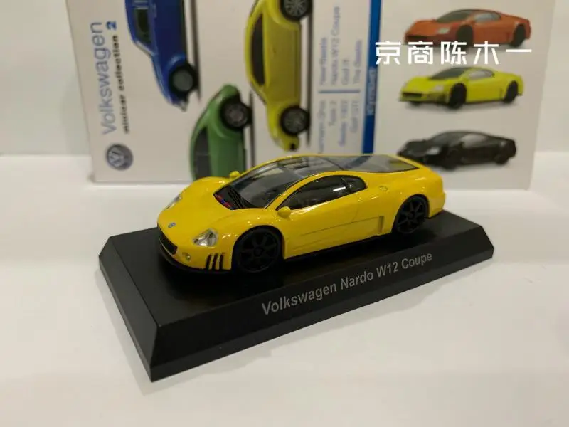 

1:64 Kyosho Volkswagen W12 Coupe Collection литая под давлением модель тележки из сплава, украшения в подарок