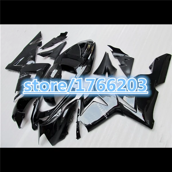 

BLACK FOR KAWASAKI NINJA Fairings kit ZX10R 04-05 2004 2005 ZX10R 04 05 ABS fairing set ZX-10R 10 R 04-05 ABS