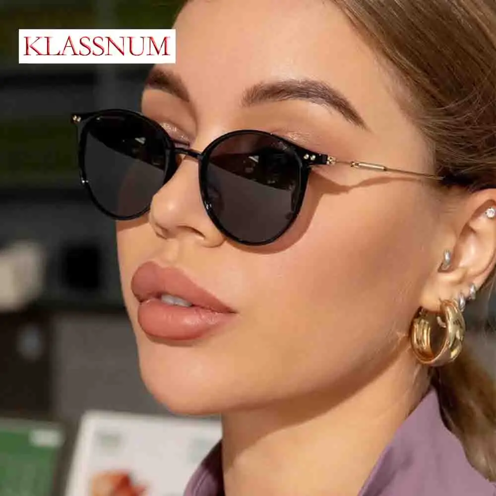 

2025 Luxurious Round Vintage Sunglasses Women Trend Brand Designer Sun Glasses For Women's Shades Oculos De Sol Shades UV400