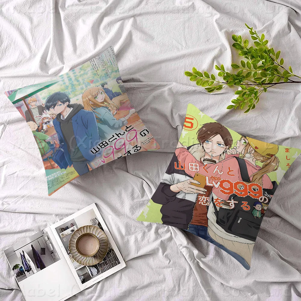 

Anime My Love Story With Yamada-kun At Lv999 Pillow Cushion Cover Pillowcase Living Room Sofa Home Decor Customized