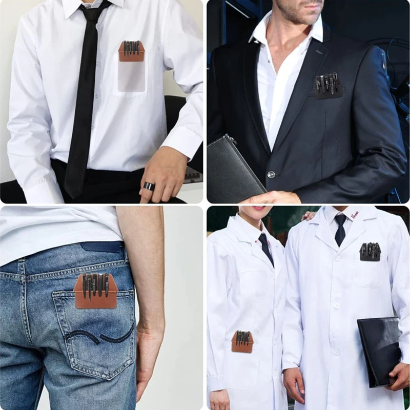 Кожаный чехол для ручки в стиле ретро, ​​держатель для ручки, чехол для ручки, чехол для ручки для доктора и медсестры, Прямая