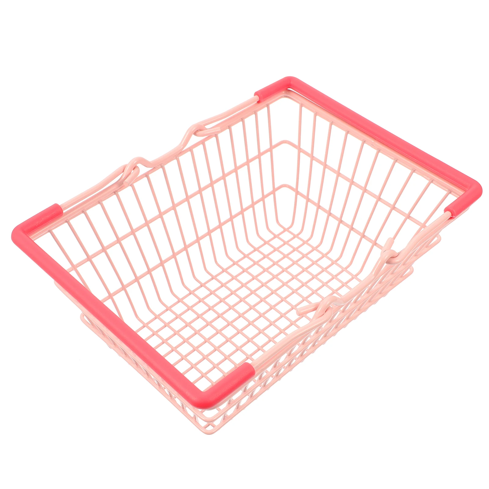 

Mini Alloy Storage Basket Shopping Wire Baskets Decorative Prop Home Toy Store Reliable MultiPurpose Practical