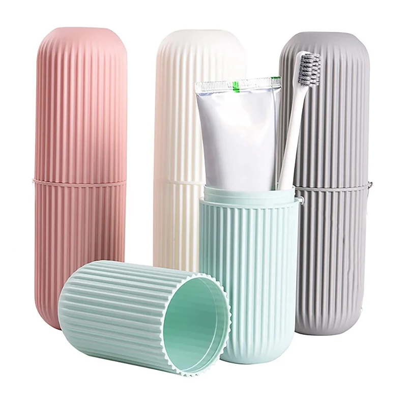 Portable Toothbrush And Toothpaste Holder For Travel Bathroom_voghion.com