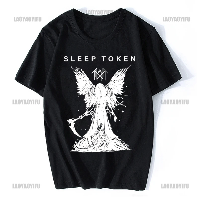 2024 Summer Men Women\'s Rock Band Sleep Toke T Shirt Merchandise Leisure Cotton T Shirts Tee Clothing Christmas Present