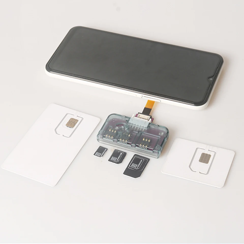 NEX 4 in 1 Phone IC Card Activation Tool Micro SIM Card Converter Card Extension Adapter Nano SIM FPC 5/15cm Flexible Cable Line
