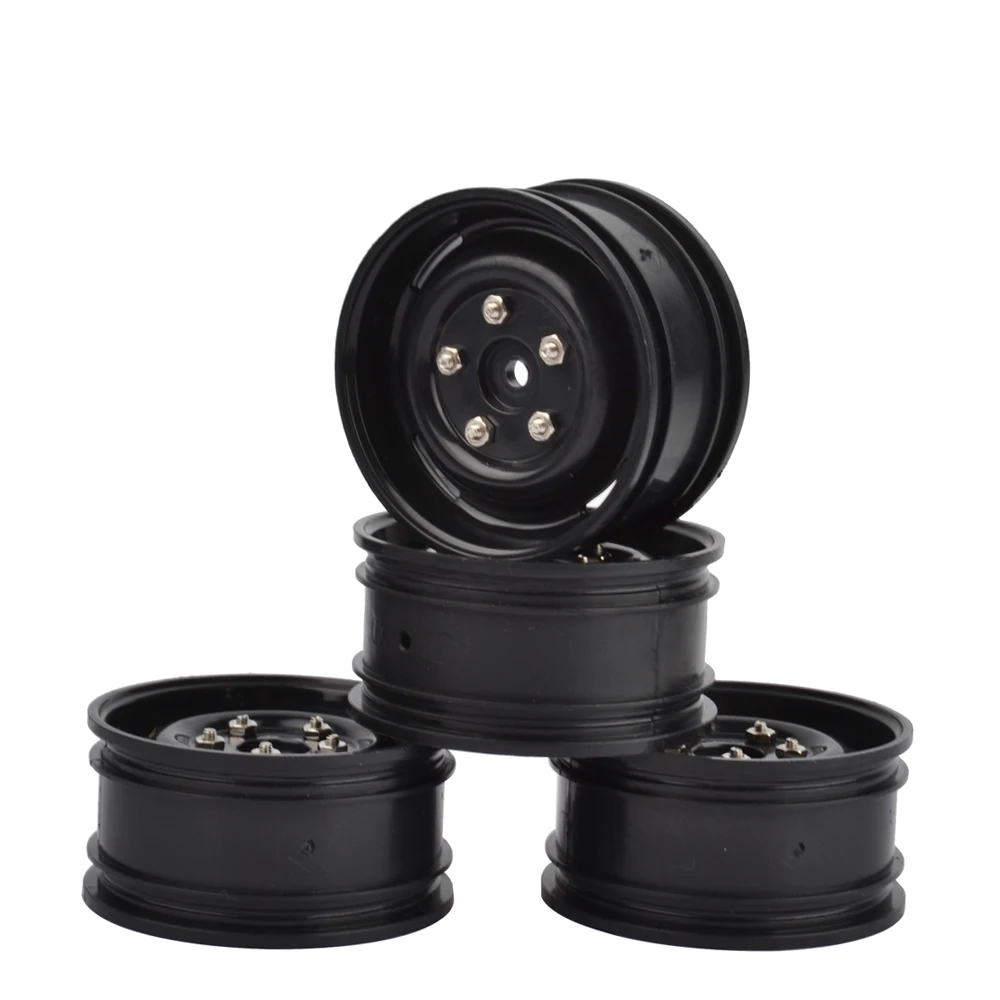 

4PCS 1.9'' Plastic Wheel Rims for Axial SCX10 Tamiya CC01 D90 PAJERO Trxs TRX4 1:10 RC Rock Crawler