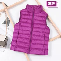 2026 White Duck Down Jacket Women Vest Autumn Winter Sleeveless Waistcoat Warm Lightweight Puffer Jacket Female Tops Outwear 8XL 4