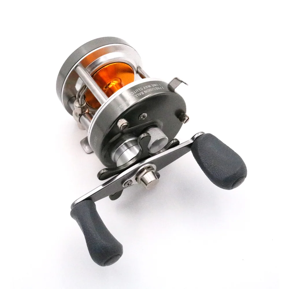 1Pcs Full Metal 3BB Ball Bearings Right Hand Drum Wheel Boat Sea Fishing Reel Horizontal MingYang BL40 Fly Fishing Reels