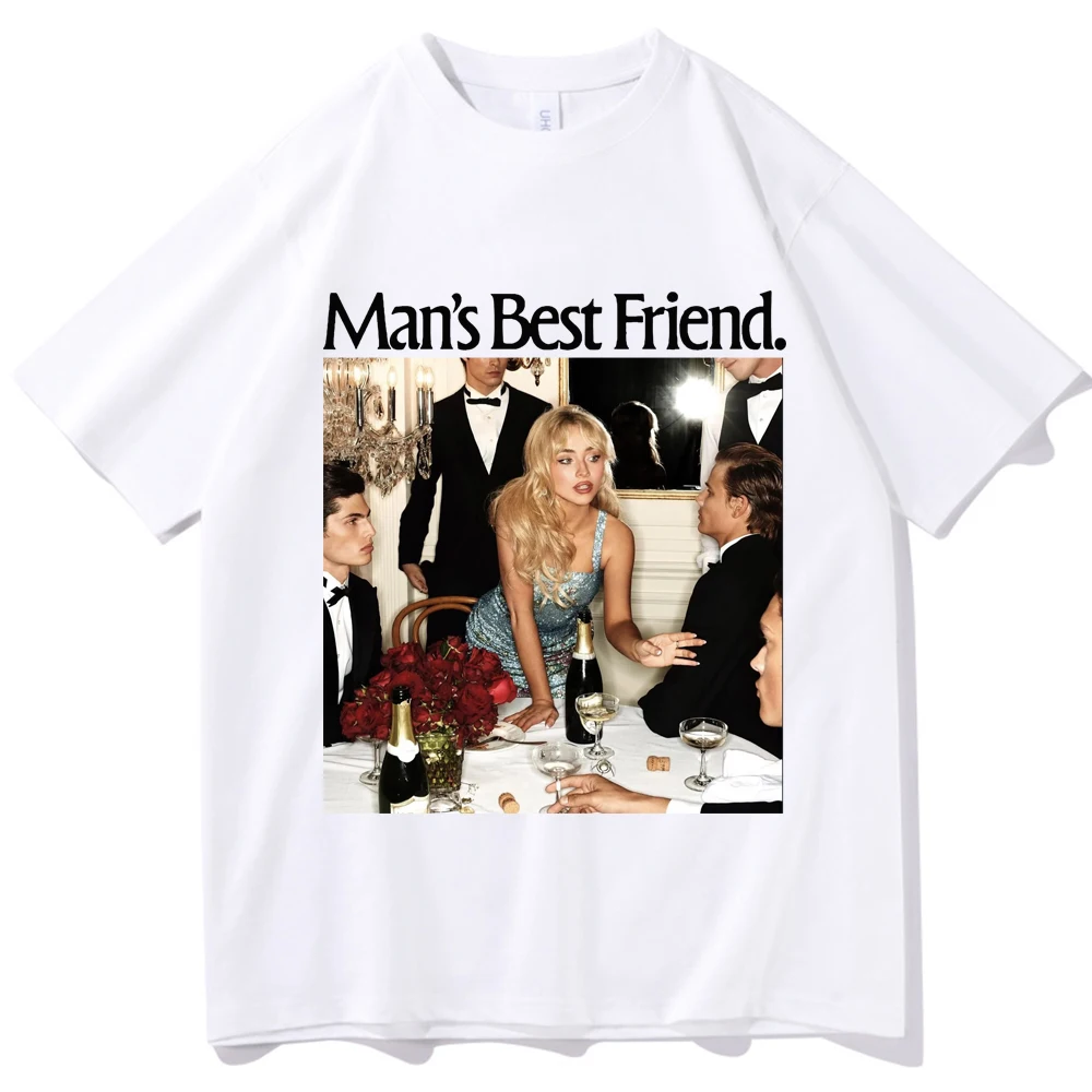 2025 سابرينا-ألبوم نجار رجل أفضل صديق تي شيرت Harajuku س الرقبة قميص غير رسمي هدية المتضخم تي شيرت الرجال الملابس