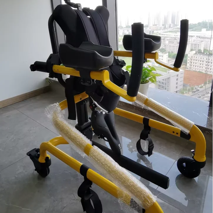 Cerebral Palsy Handicapped Home Use Gait Walker With 3 Sizes (S/M/L) And Adjustable Headrest Armrest