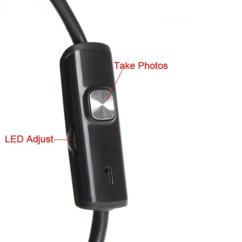 

Endoscope Camera with Light, 720P Borescope with 6 Adjustable LED Light,Endoscope Snake Camera IP67 Waterproof