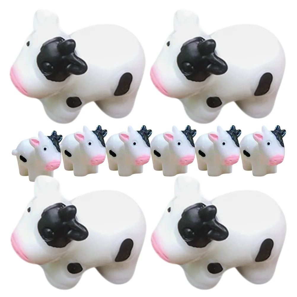 

20Pcs Mini Cow Decorations Realistic Farm Animals for Cake Topper Cupcake Decoration Party Favors Garden Outdoor Indoor Display