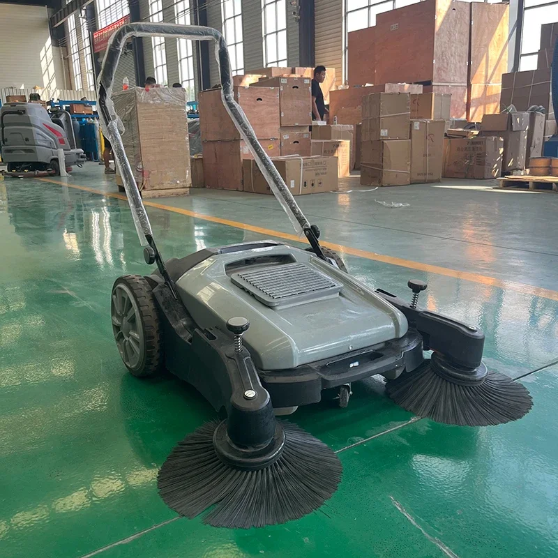 leaves collecting machine easy to operate floor sweeper used for road cleaning