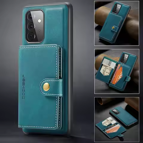 PU Leather Magnetic Case Wallet Card Cover for Samsung Galaxy S20 S21 Ultra Note 8 9 10 Plus A51 A71 A12 A22 A32 5G A72 Cases