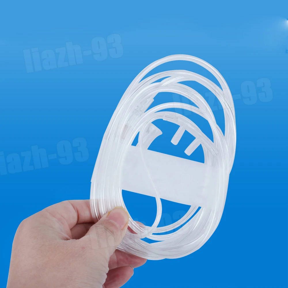 1pc 1.5/2/2.5/3/5/8M Disposable Oxygen Tube Double Nasal Oxygen Tube Independent Packing Medical Care Machine Breathing Cannula