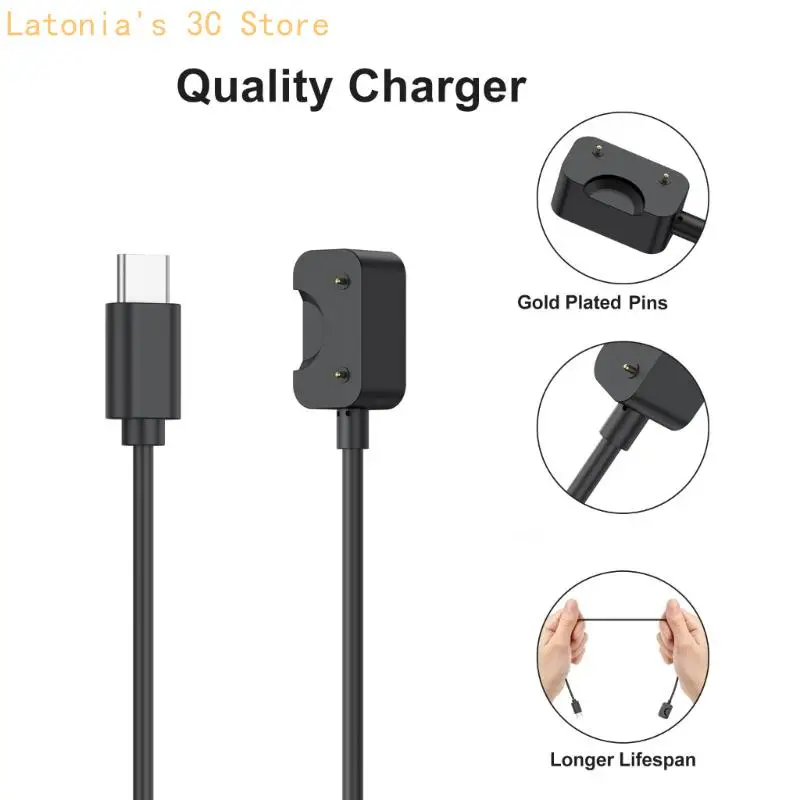 2pcs Charging Cable Wire for Fit 3 Featuring USB C and USB A Types 100cm X3UB