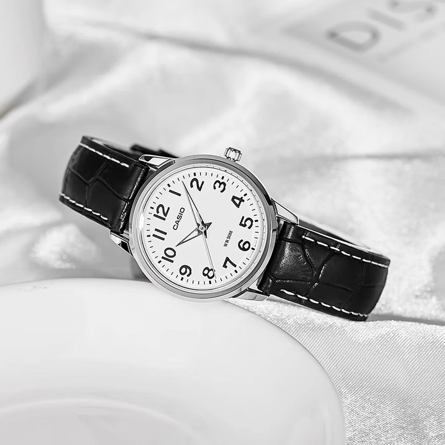 카시오 MTP-1303L |   정품 가죽 밴드 아날로 - Smartwatch Casio Watches For Men 리뷰 및 가격