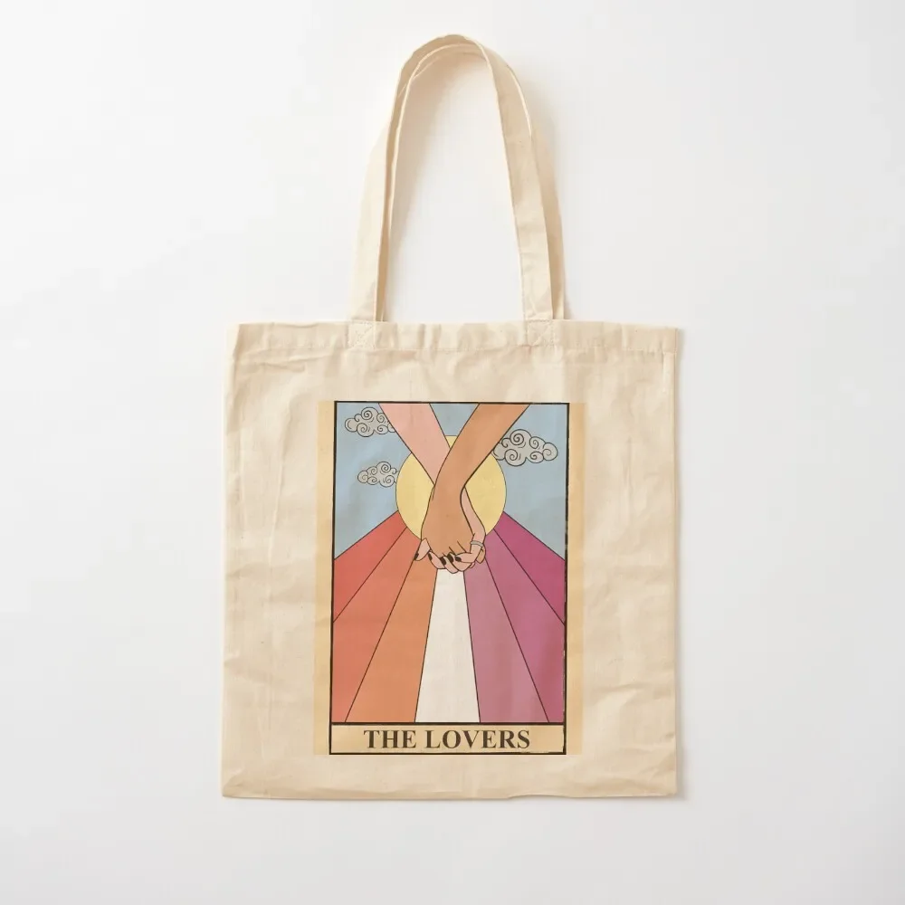 

The lovers lesbian tarot card Tote Bag tote bag screen Women bags
