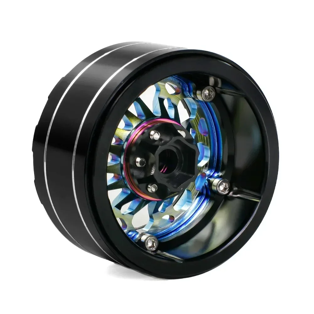 

2.2 Inch Metal Electroplating Colorful Wheel Hub for SCX10 TRX4 90046 Crawler Rc Car Accessories