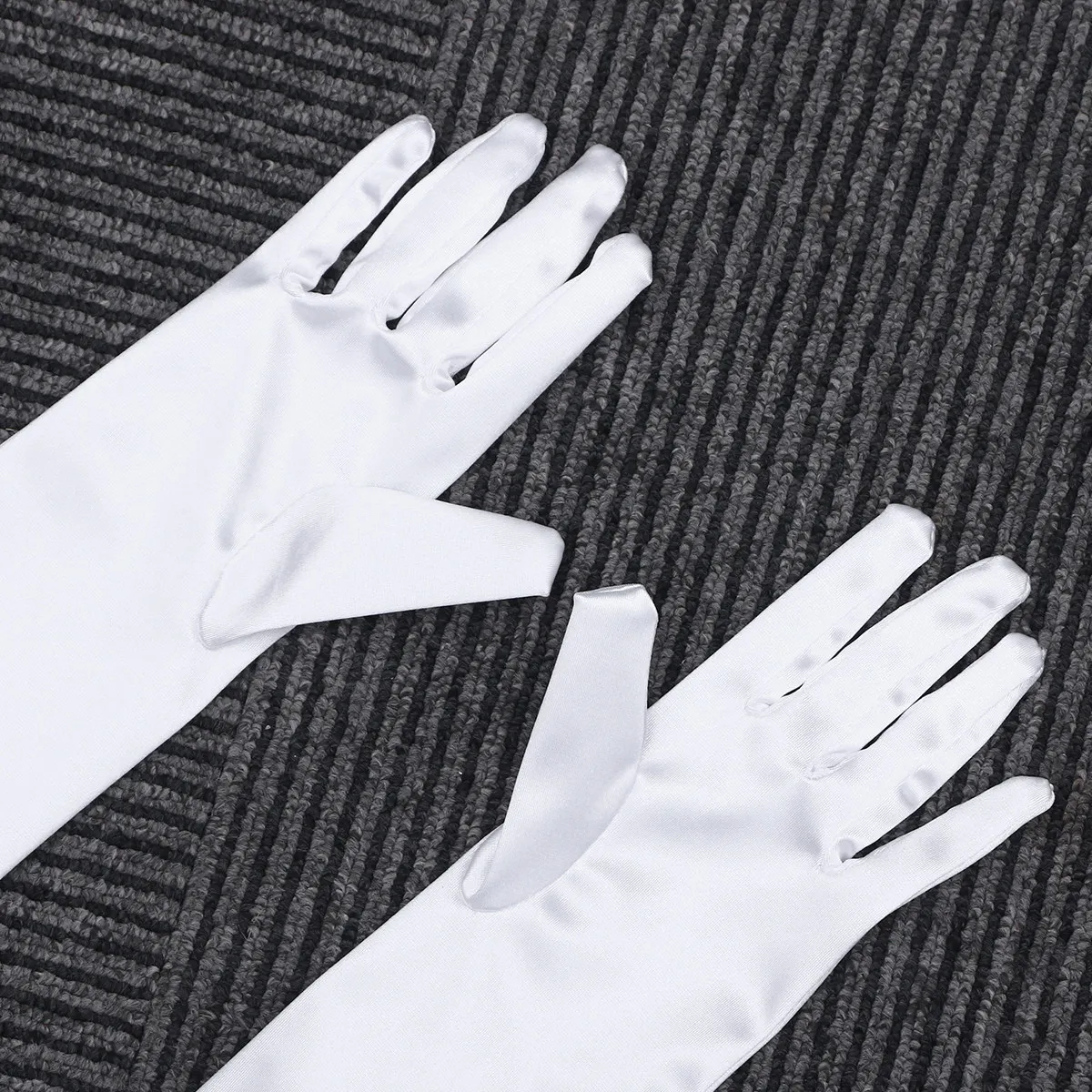 

1 пара детских белых атласных перчаток с бантом для девочек, для свадьбы, выпускного, вечеринки, торжественных мероприятий, длинные перчатки для девочек-цветочниц