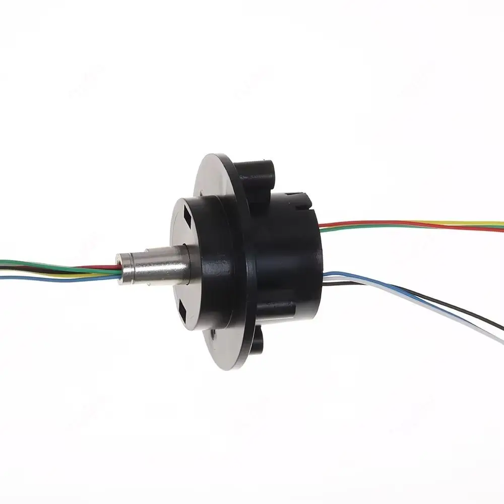 1Pcs Durable 2A Slip Ring Hat-type Micro Rotary Connector Pure Copper Plastic Shell Collector Ring for Precision Turntable