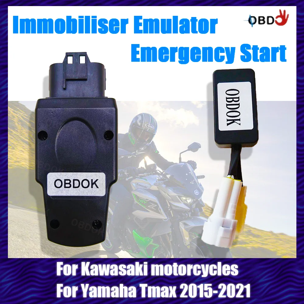 

Immobiliser Emulator for Kawasaki motorcycles for Yamaha Tmax 2015-2021 for 560 530DX Bypass Emergency Start Wide Compatibility