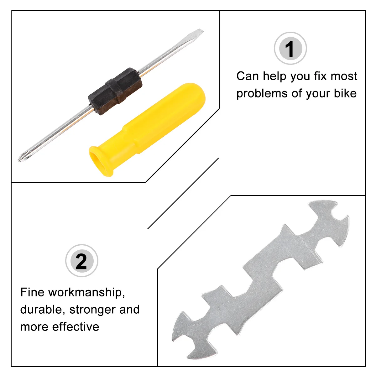 

17 In 1 Mountain Bike Tool Kit Durable Steel Multi Function Repair Set For Road Foldable Kids Bicycle Cycling Maintenance