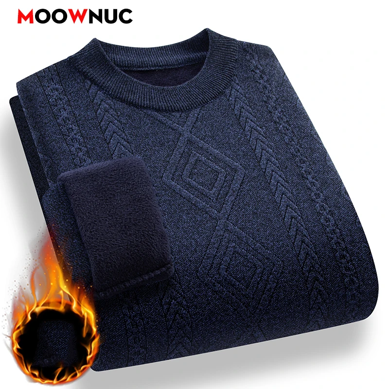 Suéter de punto cálido para hombre, ropa para hombre, jerséis, ropa de calle, suéter grueso informal, ropa de moda para hombre, primavera Otoño Invierno